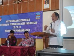 Bupati Pangandaran Buka Muscam PPDI Kecamatan Pangandaran 