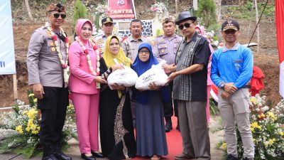 20 Tahun Batalyon Tantya Sudhirajati, Kapolres Banjar Buat Sumur Bor untuk Masyarakat