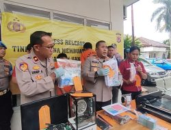 Tim Reskrim Polsek Pangandaran Tangkap 2 Pengedar Uang Palsu