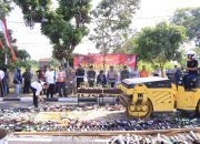 Polres dan Forkopimda Banjar Musnahkan Ribuan Penyakit Masyarakat