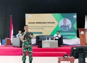 Dandim 0625 Pangandara Ajak Mahasiswa Kelautan Korbankan Semangat Bela Negara