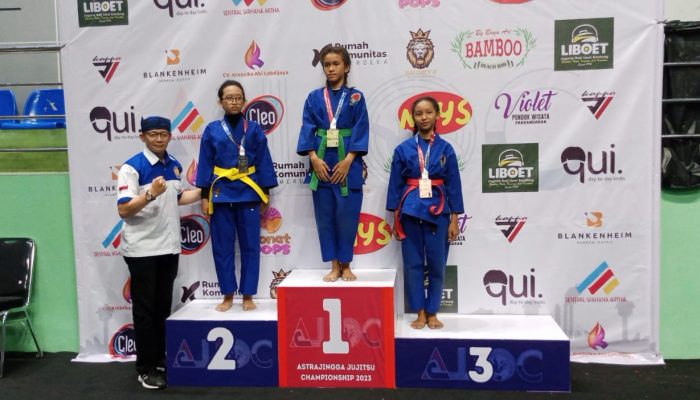 Hebat! Bening Atlet Jujitsu Pangandaran Raih 2 Emas di Tingkat Nasional