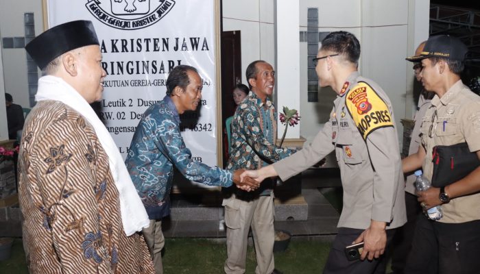 Malam Natal, Kapolres Banjar Bersama TNI Patroli Gabungan