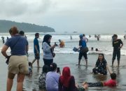 Libur Tahun Baru, Pantai Pangandaran Tetap Jadi Primadona