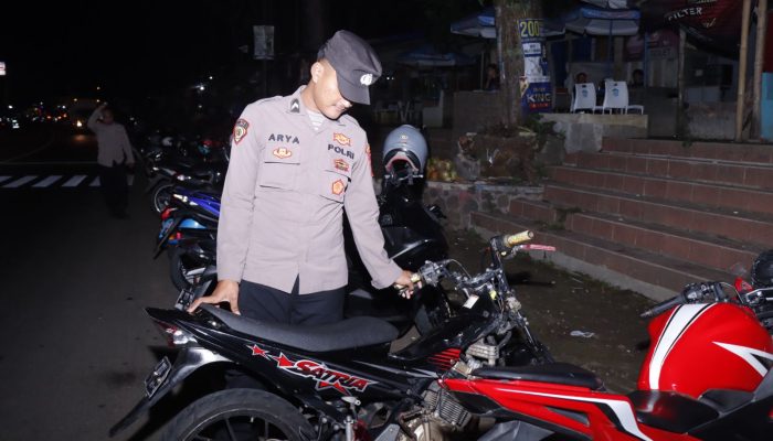 Patroli Gabungan di Kota Banjar, Amankan Belasan Sepeda Motor?
