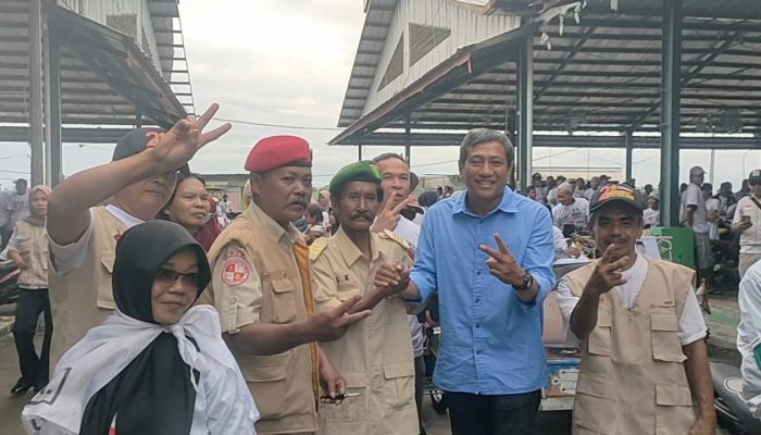 Caleg DPR RI Rokhmat Ardiyan Bersama Ribuan Relawan di Pangandaran, Kampanyekan Prabowo Menang 1 Putaran