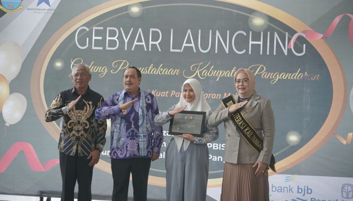 Gedung Perpustakaan di Pangandaran Resmi Dibuka, Bupati Jeje; Generasi Muda Harus Menambah Ilmu