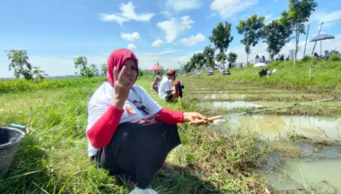 Relawan Rokhmat Ardiyan Caleg DPR RI di Pangandaran Gelar Mancing Mania