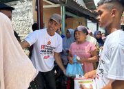 Demi Memenangkan Iwan Bule dan Prabowo, Haji Endang Juta Terus Bagikan Sembako