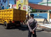 Pengamanan Penertiban APK Pemilu 2024 di Kota Banjar Berjalan Kondusif