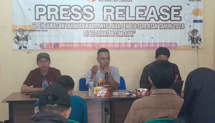 Panwaslu Cimerak Pangandaran Sampaikan Hasil Pengawasan Pemilu 2024