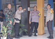 Kapolres Banjar Bersama Pamatwil Polda Jabar Cek PPS Pasca Pemungutan Suara