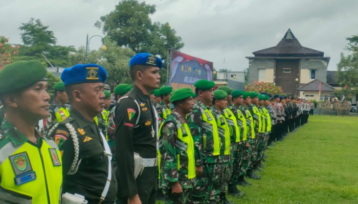 Ketupat Lodaya 2024, Ratusan Personel Gabungan di Pangandaran Diturunkan