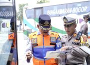 Sat Lantas Polres Banjar Ramp Check 15 Bus di Terminal