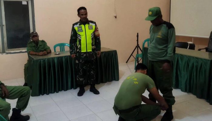Serda Turimin Tunjukkan Profesionalisme Terhadap Satlinmas Desa Kedungwuluh