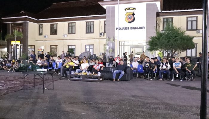 Kapolres Banjar Ajak Masyarakat Nobar Timnas Indonesia Vs Uzbekistan