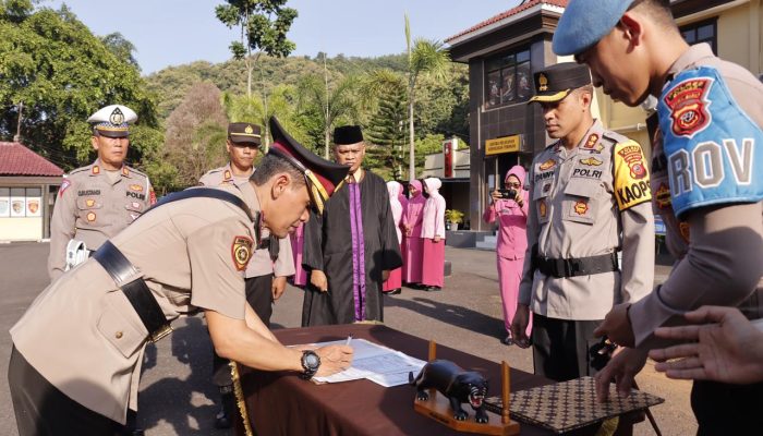Wakapolres Banjar Pindah Tugas Ke Tasikmalaya