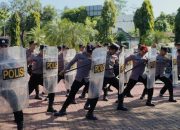 Jelang Pilkada Serentak, Polres Pangandaran Perkuat Pasukan Dalmas