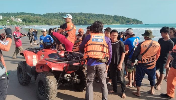 Pelajar MTs Bandung Tenggelam di Pangandaran Ditemukan Tak Bernyawa 