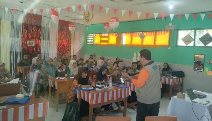 Isu Megathrust, Guru SD SMP di Pangandaran Diberi Pemahaman Mitigasi Kebencanaan