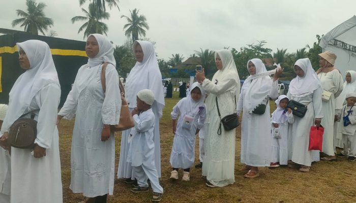 Peragaan Manasik Haji Anak PAUDQu dan TPQ di Pangandaran