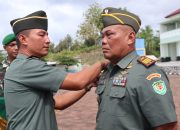 Prajurit TNI di Pangandaran Naik Pangkat