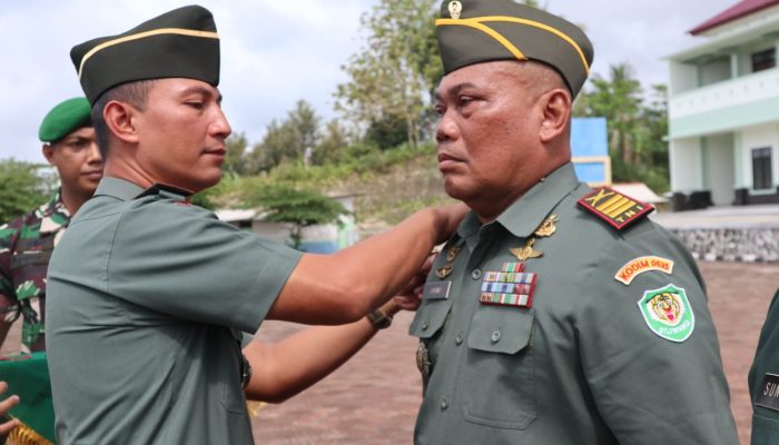 Prajurit TNI di Pangandaran Naik Pangkat