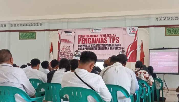 Sebanyak 124 PTPS di Padaherang Pangandaran Dilantik, Siap Sukseskan Pilkada 2024