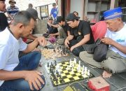 Lomba Catur Hudangkeun Masyarakat di Maruyungsari Pangandaran