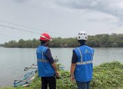 Respon Cepat PLN Pangandaran Tangani Kabel Listrik Terbentang Rendah di Sungai Nusawiru