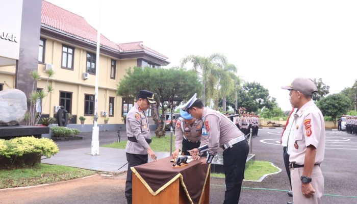 Komitmen Personel di Polres Banjar, Bersama Sama Tandatangi Fakta Integritas Anti-Narkoba