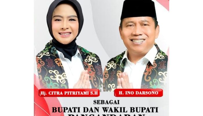 Baru Dilantik, Segini Harta Kekayaan Citra-Ino Kepala Daerah Pangandarann