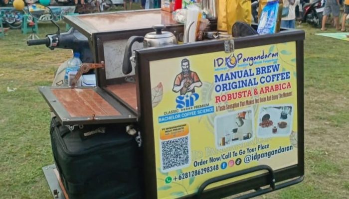 Ngabuburit di PPI Cikidang Pangandaran, Ada Manual Brew Kopi Robusta dan Arabika