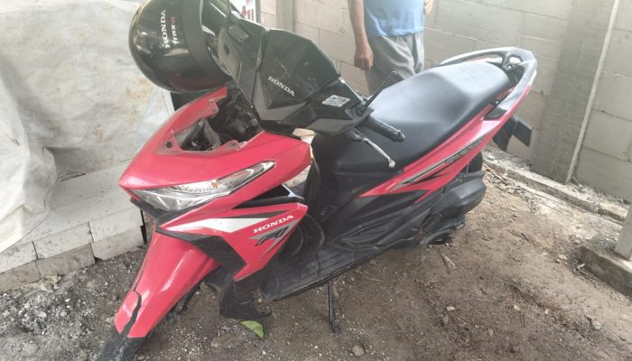 Laka Tunggal di Pangandaran, Pemotor MD di Lokasi TKP