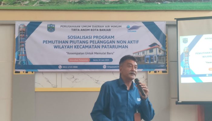 Perumda Air Minum Tirta Anom Kota Banjar Luncurkan Program Minimalisasi Piutang