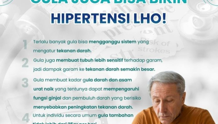 RSUD Pandega Pangandaran Ingatkan Risiko Hipertensi Akibat Konsumsi Gula Tinggi