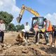 Bupati Citra Lakukan Peletakan Batu Pertama Pembangunan Area Parkir di Bekas Lahan Pasar Wisata