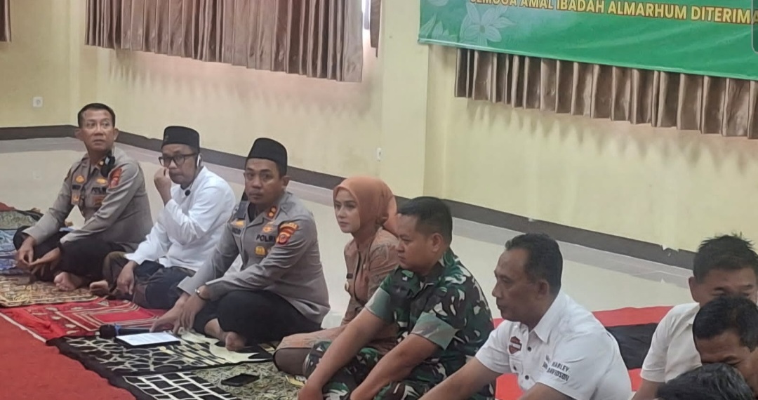 Bupati Pangandaran Hj Citra Pitriyami ikut Doa bersama di Makopolres Pangandaran Sabtu (30/8/2025)