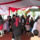 Suasana Gerakan Pangan Murah di Pendopo Kabupaten Pangandaran Sabtu (30/8/2025)