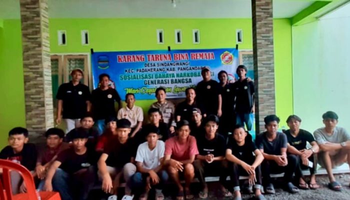 Roadshow Edukasi Bahaya Narkoba Digelar Karang Taruna Desa Sindangwangi Pangandaran