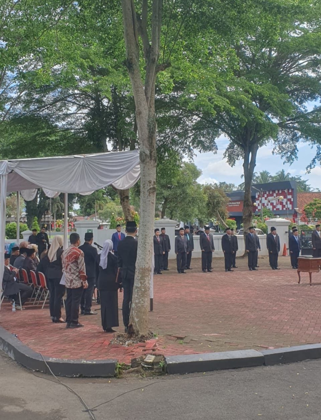 Pelantikan eselon II di linglumgan Pemkab Pangandaran