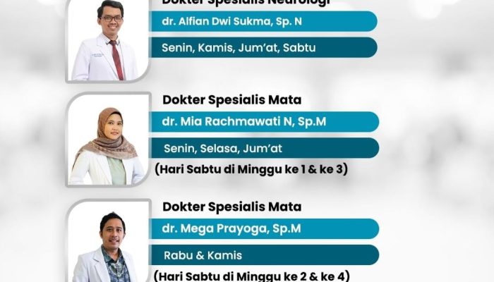Mulai 1 Desember 2025, RSUD Pandega Pangandaran Umumkan Perubahan Jadwal Dokter Spesialis