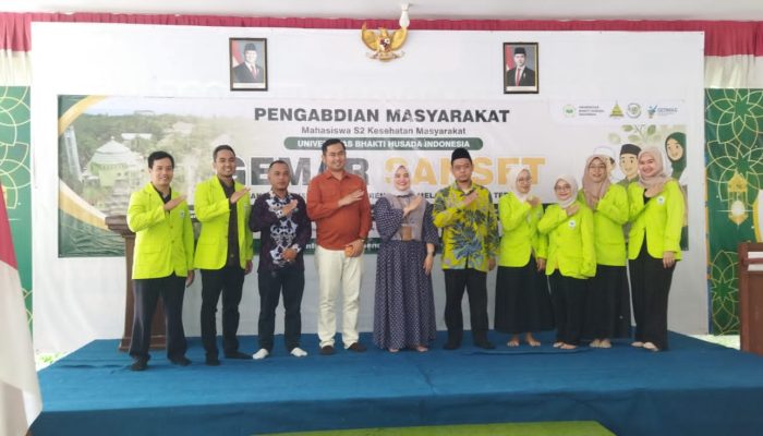 GEMAR SANSET Digelar di PSM Kalipucang, Ratusan Santri Ikuti Edukasi Kesehatan dan CKG 