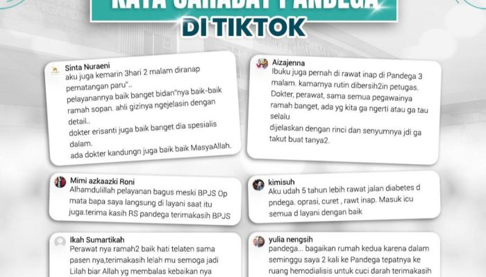 Respon Warganet; RSUD Pandega Pangandaran Dinilai Makin Humanis dalam Pelayanan