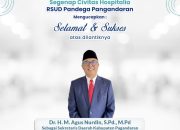 RSUD Pandega Pangandaran Ucapkan Selamat atas Dilantiknya Agus Nurdin sebagai Sekretaris Daerah